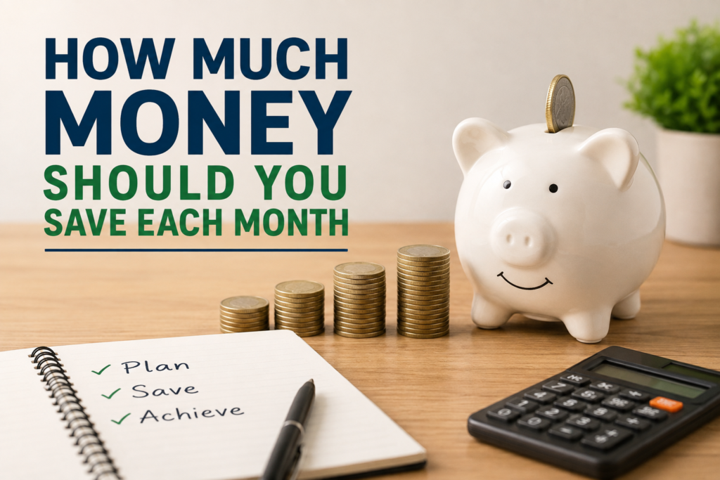 How Much Money Should You Save Each Month