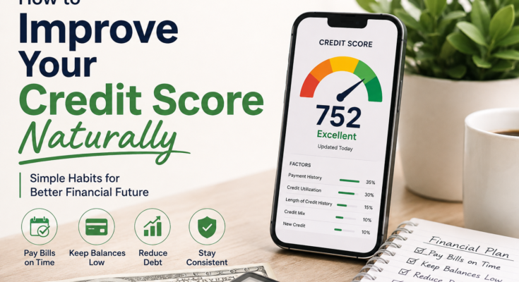 How to Improve Your Credit Score Naturally