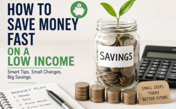 How to Save Money Fast on a Low Income