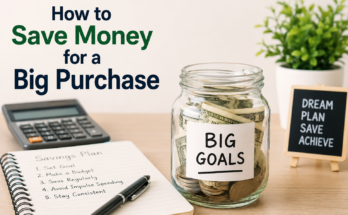 How to Save Money for a Big Purchase