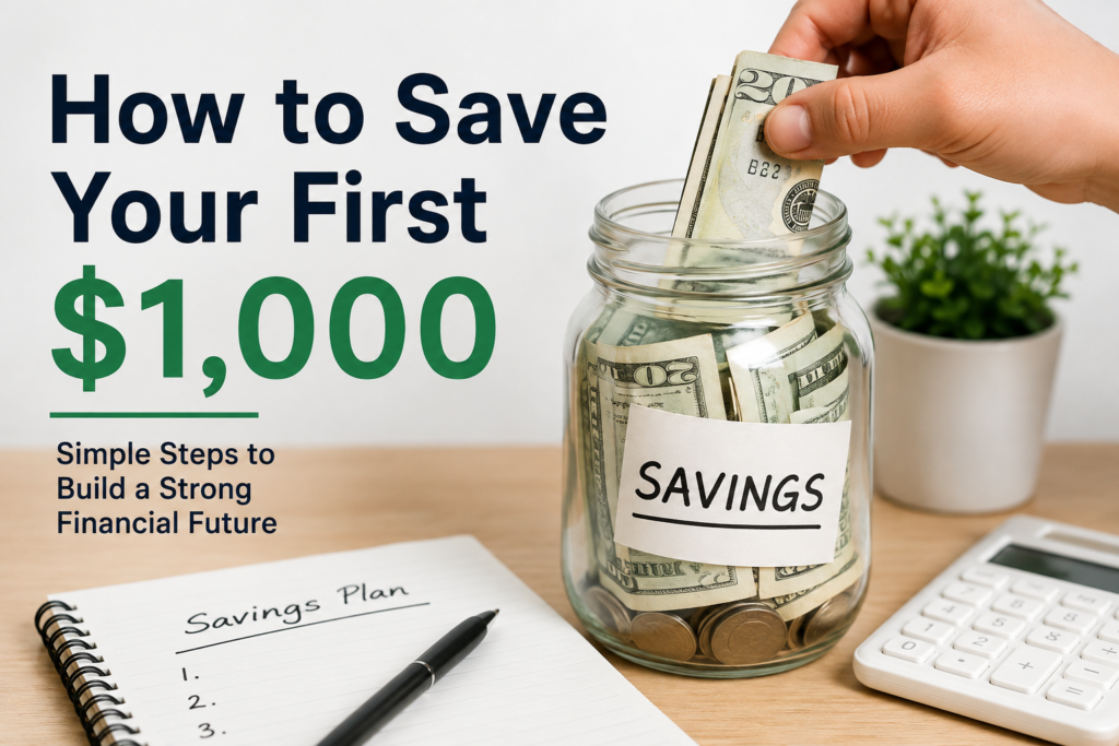 How to Save Your First $1,000