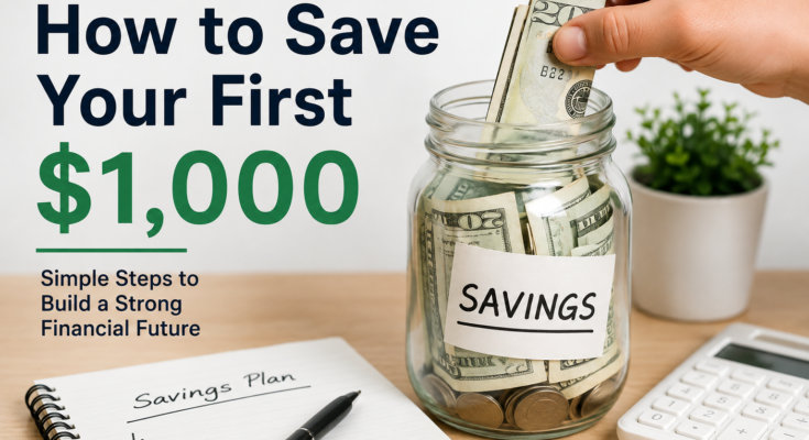 How to Save Your First $1,000