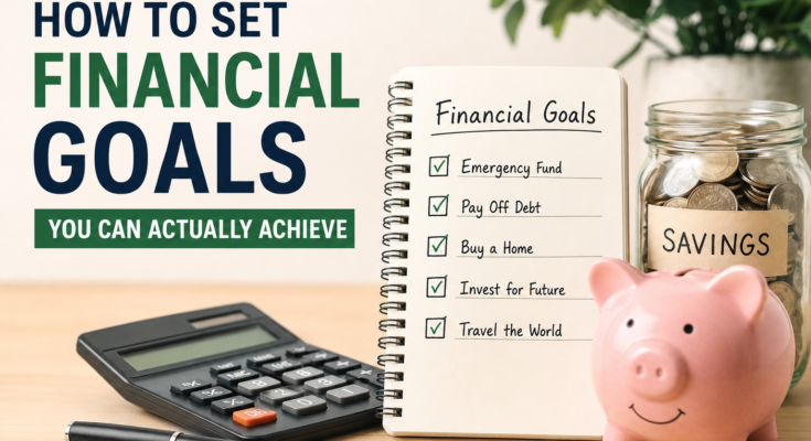 How to Set Financial Goals You Can Actually Achieve