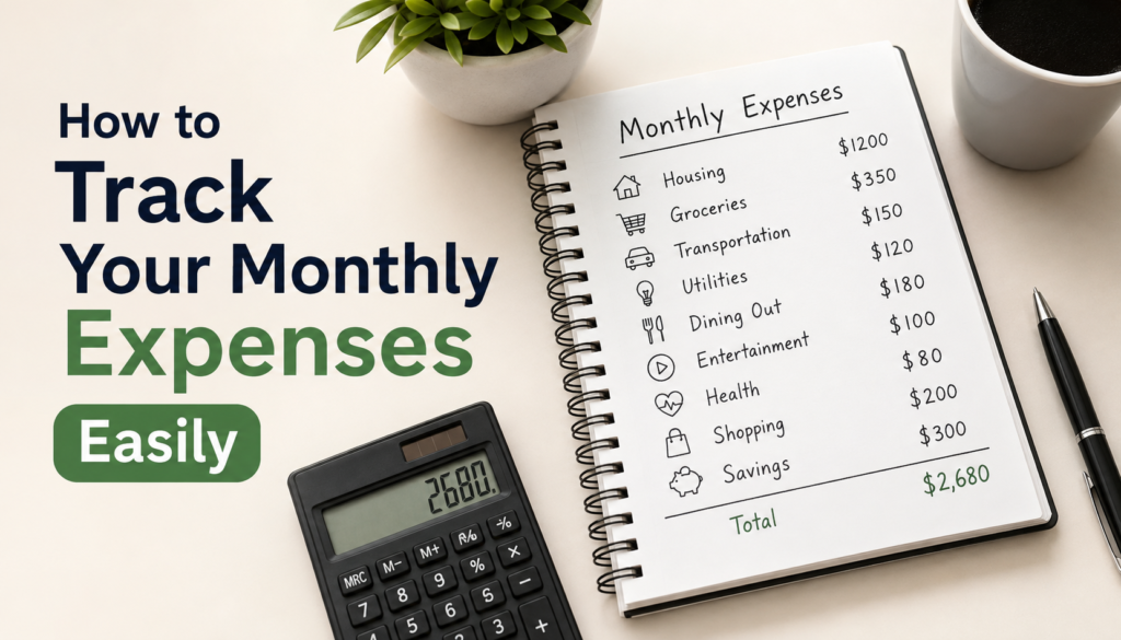 How to Track Your Monthly Expenses Easily